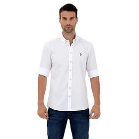 U.S. Polo Assn. 1571767 Beyaz Erkek Gömlek