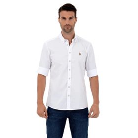 U.S. Polo Assn. 1571767 Beyaz Erkek Gömlek