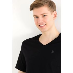 U.S. Polo Assn. 1572582 V Yaka Beyaz Erkek T-shirt