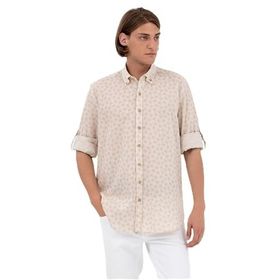 U.S. Polo Assn. 1577132 Camel Erkek Gömlek