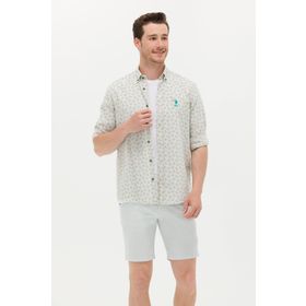 U.S. Polo Assn. 1577132 Yeşil Erkek Gömlek