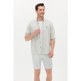 U.S. Polo Assn. 1577132 Yeşil Erkek Gömlek