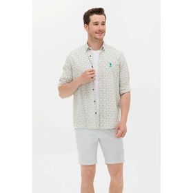 U.S. Polo Assn. 1577132 Yeşil Erkek Gömlek