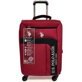 U.S. Polo Assn. 21282 Bordo Kumaş Orta Boy Valiz