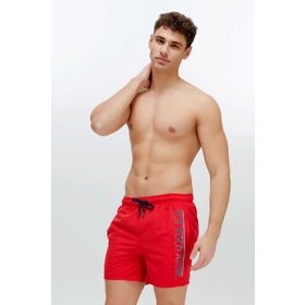 U.S. Polo Assn. 22000 Erkek Kırmızı Orta Boy Deniz Şortu