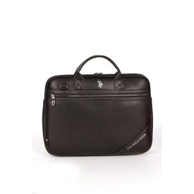 U.S. Polo Assn. 24586 Siyah Vegan Deri Laptop Evrak Çantası