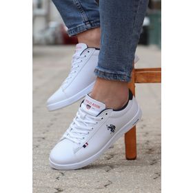 U.S. Polo Assn. 3M Franco GSN 3FX Beyaz Lacivert Unisex Sneaker Ayakkabı