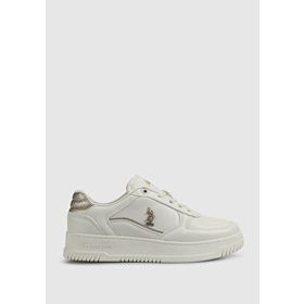 U.S. Polo Assn. 4F Grace 4PR Bej Kadın Sneaker Ayakkabı