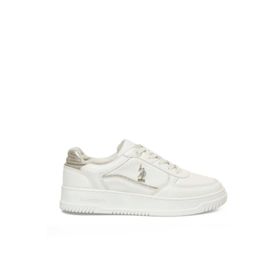 U.S. Polo Assn. 4F Grace 4PR Bej Kadın Sneaker Ayakkabı