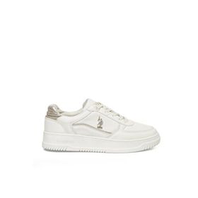 U.S. Polo Assn. 4F Grace 4PR Bej Kadın Sneaker Ayakkabı