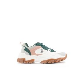 U.S. Polo Assn. 4F TRACKY 4PR Beyaz Kadın Sneaker Ayakkabı