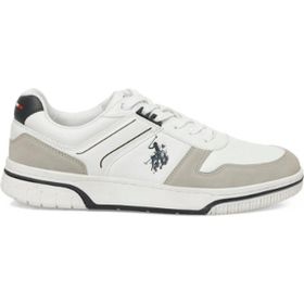 U.S. Polo Assn. 4F VICENTE 4PR Beyaz Erkek Sneaker Ayakkabı
