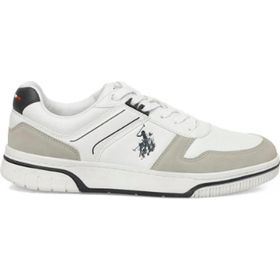 U.S. Polo Assn. 4F VICENTE 4PR Beyaz Erkek Sneaker Ayakkabı