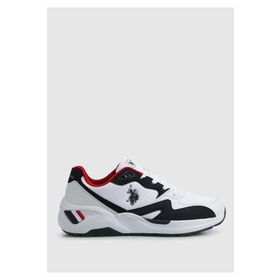 U.S. Polo Assn. 4M Husky 4FX Beyaz Erkek Sneaker Ayakkabı
