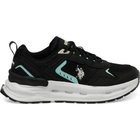 U.S. Polo Assn. 4M JACKY WMN 4FX Siyah Kadın Sneaker Ayakkabı