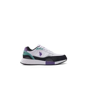 U.S. Polo Assn. 4M LEMAR JR 4FX Beyaz Kız Çocuk Sneaker Ayakkabı