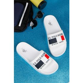 U.S. Polo Assn. 4M Nico 4FX 101685213 Beyaz Erkek Terlik