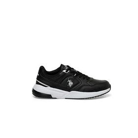 U.S. Polo Assn. 4M POKER 4FX Siyah Erkek Sneaker AyakkabI