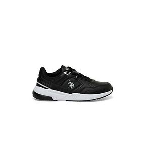 U.S. Polo Assn. 4M POKER 4FX Siyah Erkek Sneaker AyakkabI