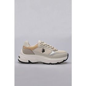 U.S. Polo Assn. 4S VIAVAI 4PR Bej Kadın Sneaker Ayakkabı