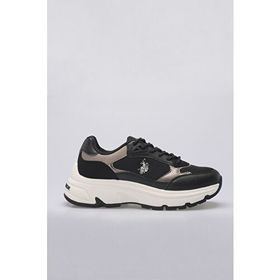 U.S. Polo Assn. 4S VIAVAI 4PR Siyah Kadın Sneaker Ayakkabı