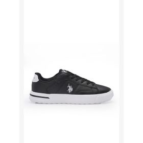 U.S. Polo Assn. 4W MANGO WMN 4PR Siyah / Beyaz Kadın Sneaker Ayakkabı
