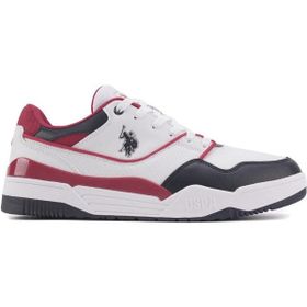 U.S. Polo Assn. 4W Martell 4PR Beyaz Lacivert Kırmızı Erkek Sneaker Ayakkabı