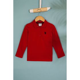 U.S. Polo Assn. 50207743 Kırmızı Kız Çocuk Sweatshirt