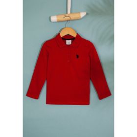 U.S. Polo Assn. 50207743 Kırmızı Kız Çocuk Sweatshirt
