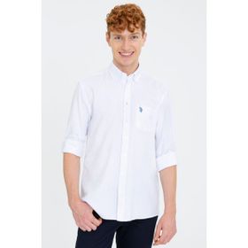 U.S. Polo Assn. 50238403-VR013 Beyaz Erkek Gömlek