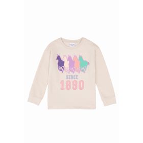 U.S. Polo Assn. 50240551-VR071 Krem Kız Çocuk Sweatshirt