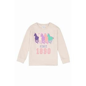 U.S. Polo Assn. 50240551-VR071 Krem Kız Çocuk Sweatshirt