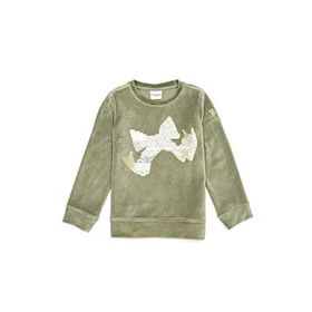 U.S. Polo Assn. 50240637-VR183 Açık Haki Kız Çocuk Sweatshirt