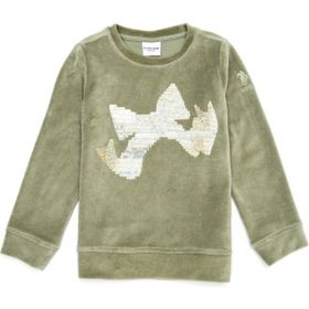 U.S. Polo Assn. 50240637-VR183 Açık Haki Kız Çocuk Sweatshirt