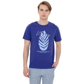U.S. Polo Assn. 50246117 Mavi Bisiklet Yaka Erkek T-shirt