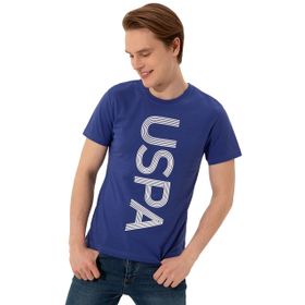 U.S. Polo Assn. 50246117 Mavi Bisiklet Yaka Erkek T-shirt
