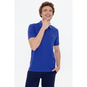 U.S. Polo Assn. 50246117 Mavi Bisiklet Yaka Erkek T-shirt
