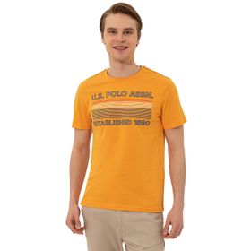 U.S. Polo Assn. 50246309 Koyu Sarı Erkek T-shirt