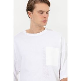 U.S. Polo Assn. 50246385-VR013 Beyaz Erkek T-Shirt