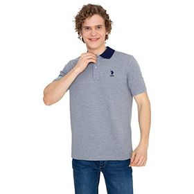 U.S. Polo Assn. 50247329 Gri Melanj Erkek T-shirt