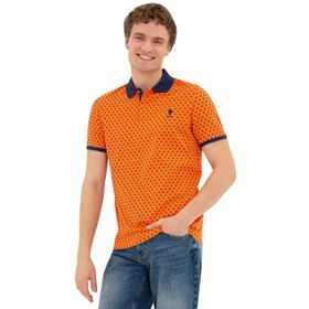 U.S. Polo Assn. 50247339 Turuncu Bisiklet Yaka Erkek T-shirt