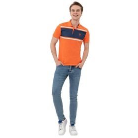 U.S. Polo Assn. 50247339 Turuncu Bisiklet Yaka Erkek T-shirt