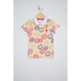 U.S. Polo Assn. 50247343 Beyaz Bisiklet Yaka Erkek Çocuk T-shirt