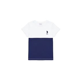 U.S. Polo Assn. 50247343 Beyaz Bisiklet Yaka Erkek Çocuk T-shirt