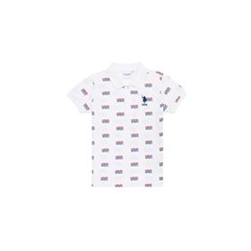 U.S. Polo Assn. 50247343 Beyaz Bisiklet Yaka Erkek Çocuk T-shirt