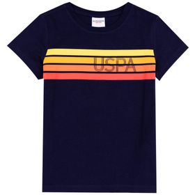 U.S. Polo Assn. 50247343 Lacivert Bisiklet Yaka Erkek Çocuk T-shirt