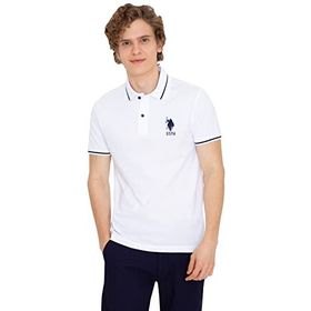 U.S. Polo Assn. 50247371 Beyaz Polo Yaka Erkek T-shirt