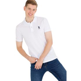 U.S. Polo Assn. 50247371 Beyaz Polo Yaka Erkek T-shirt