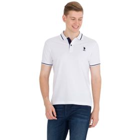 U.S. Polo Assn. 50247371 Beyaz Polo Yaka Erkek T-shirt