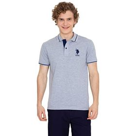 U.S. Polo Assn. 50247371 Gri Melanj Erkek T-shirt